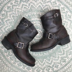 Frye Engineer 8R Boots Brown 6M